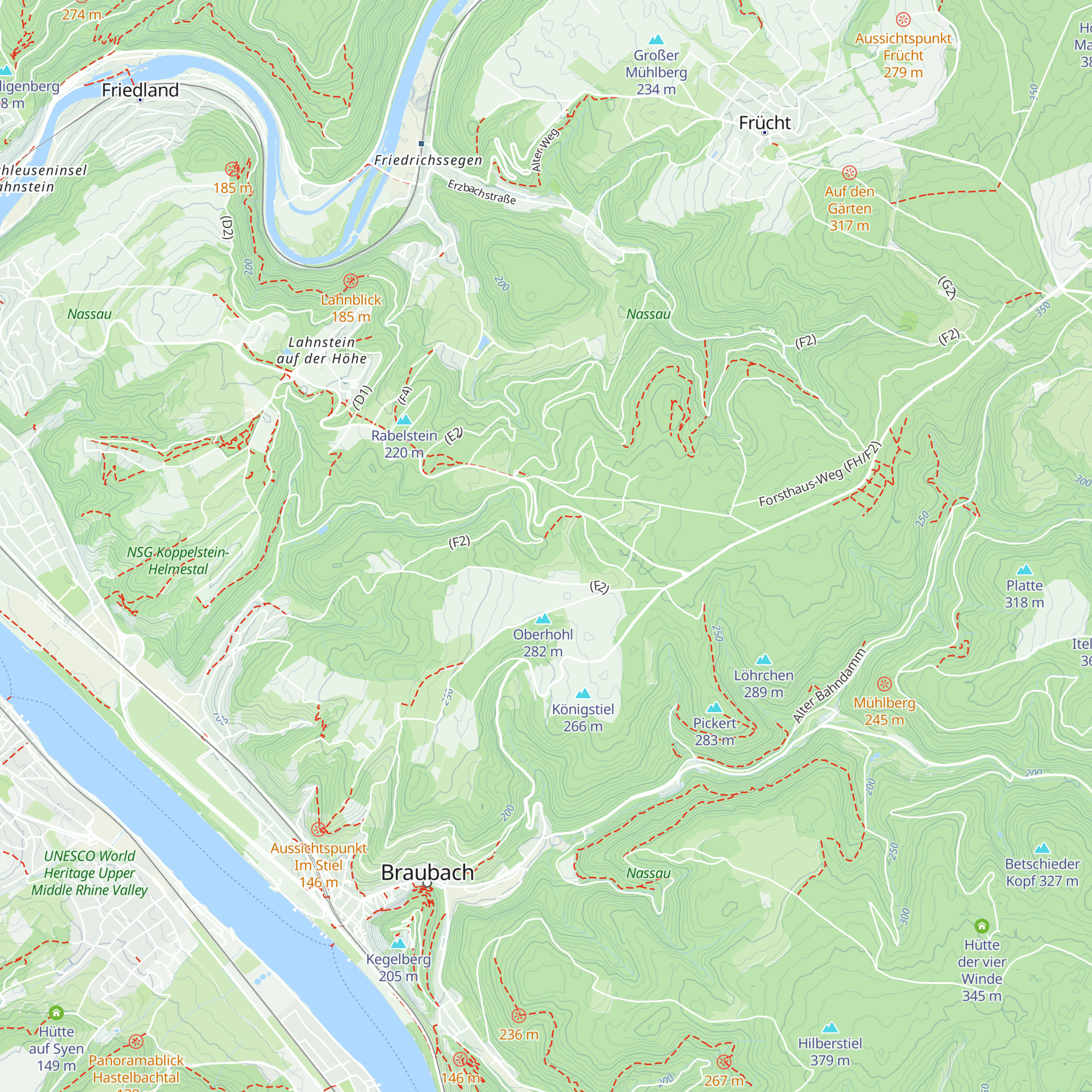 Grillhütte Spiessborn map