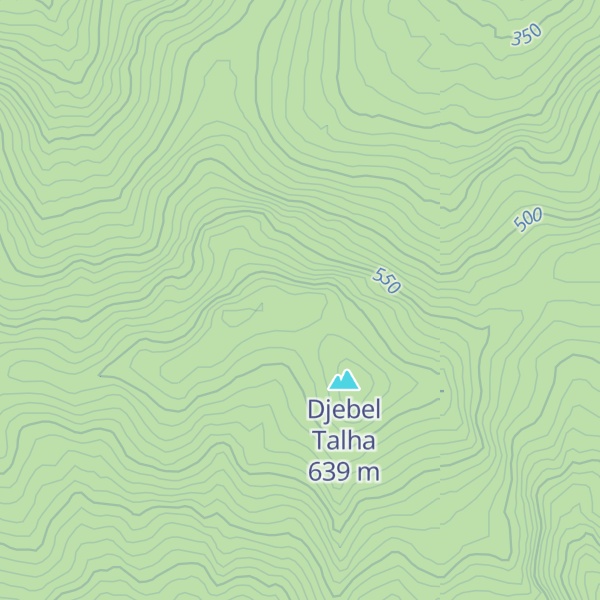 Map of Kêf el ’Aïacha