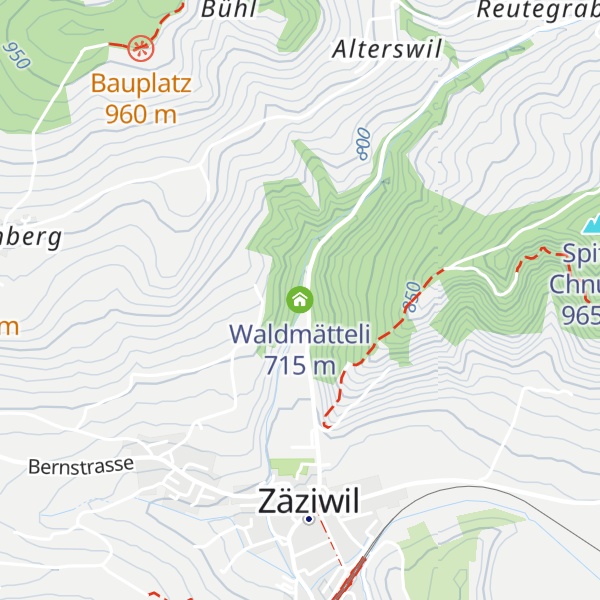Map of Waldmätteli