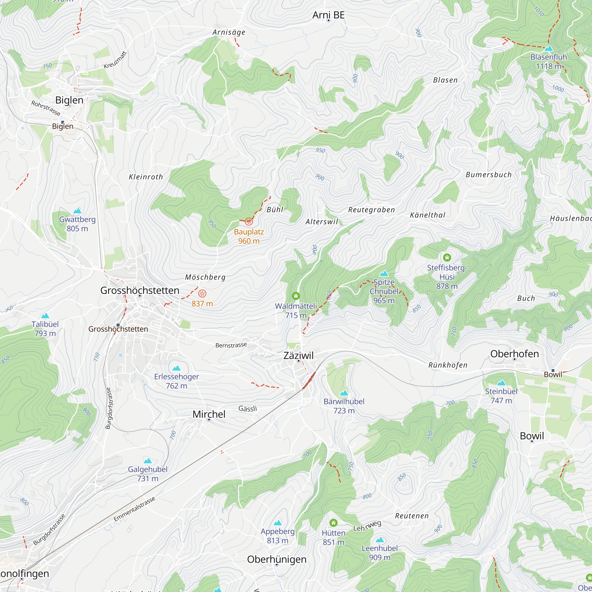 Waldmätteli map