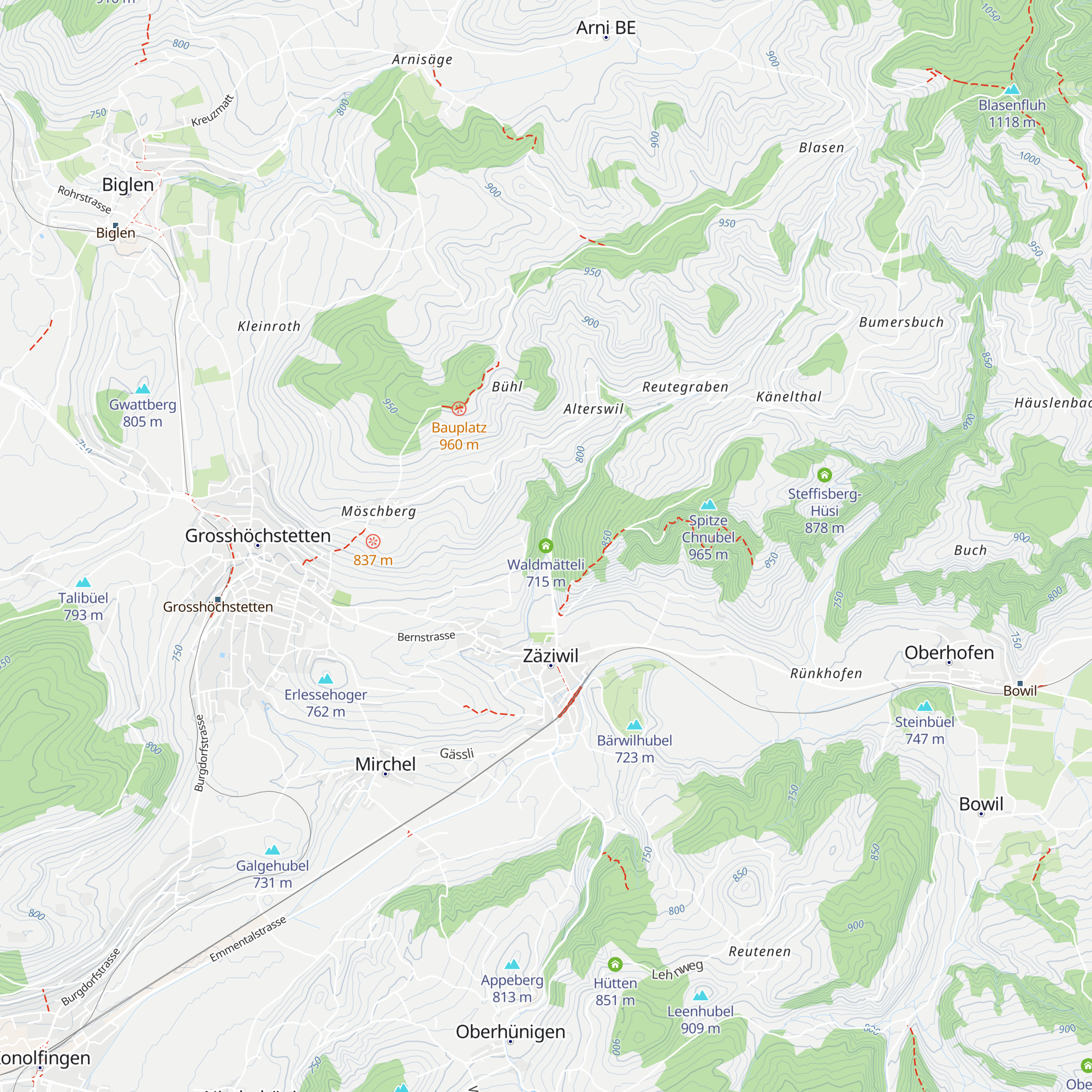 Waldmätteli map