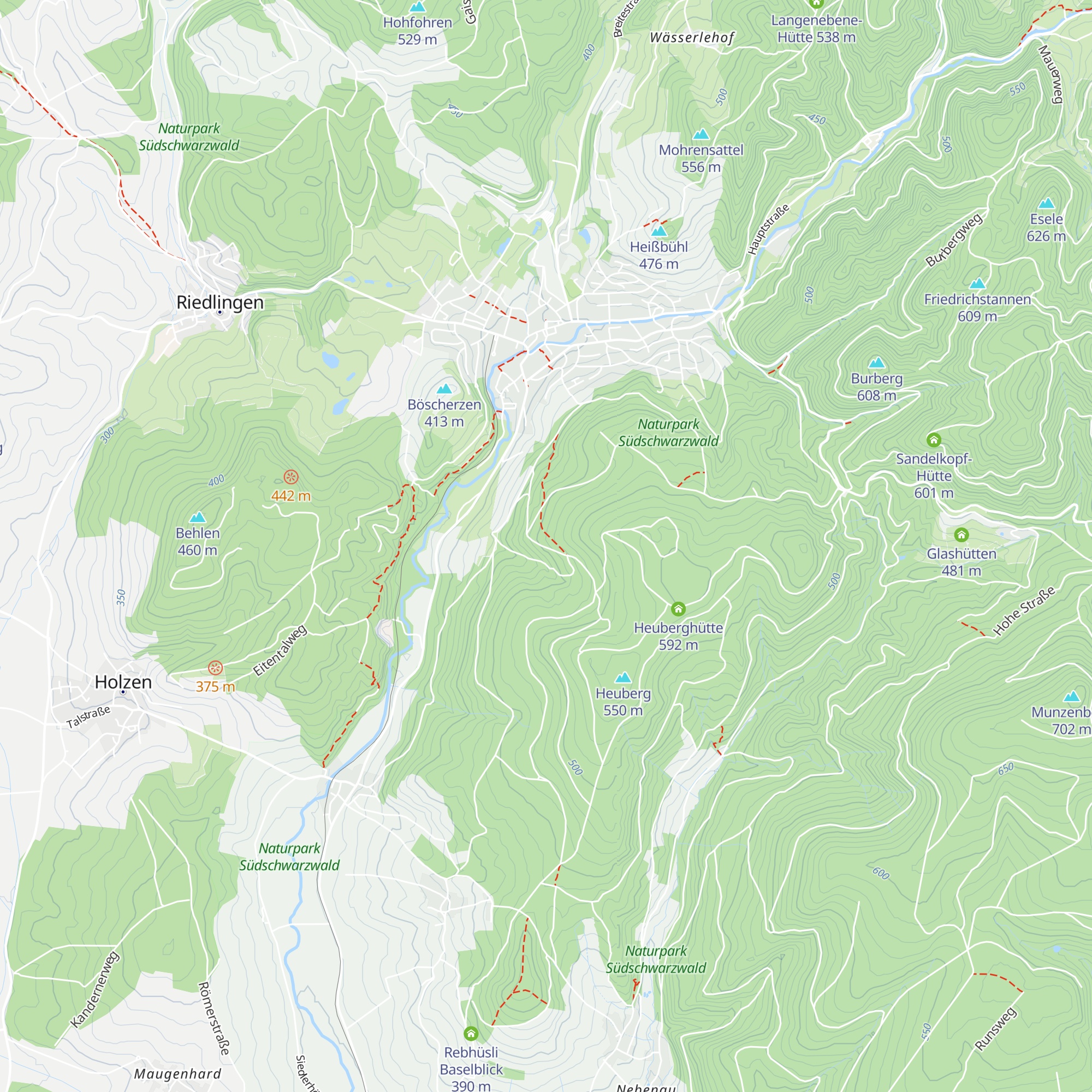 Eichenhütte map