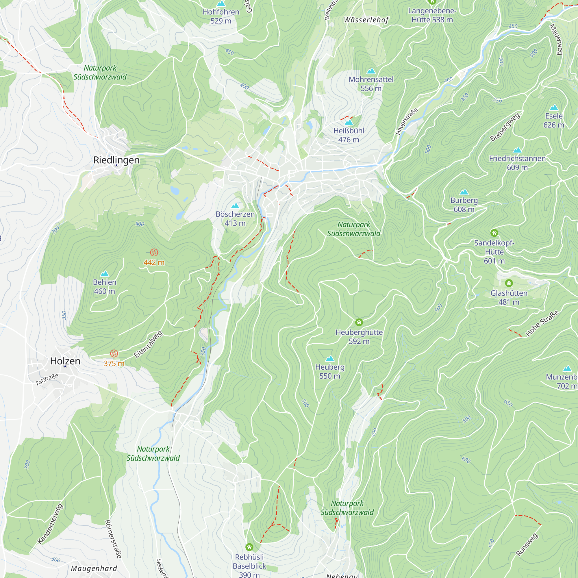Eichenhütte map