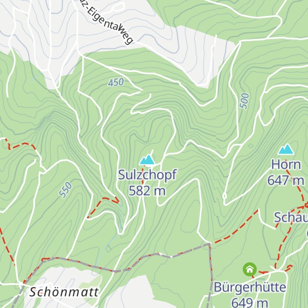 Map of Sulzkopfhütte