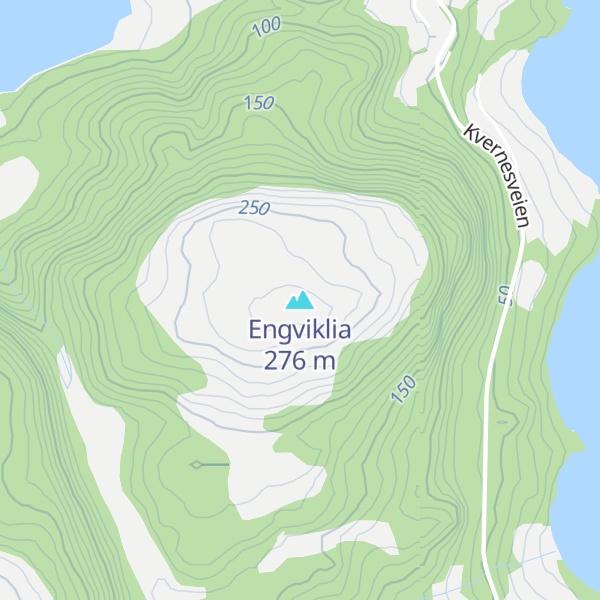 Map of Engviklia