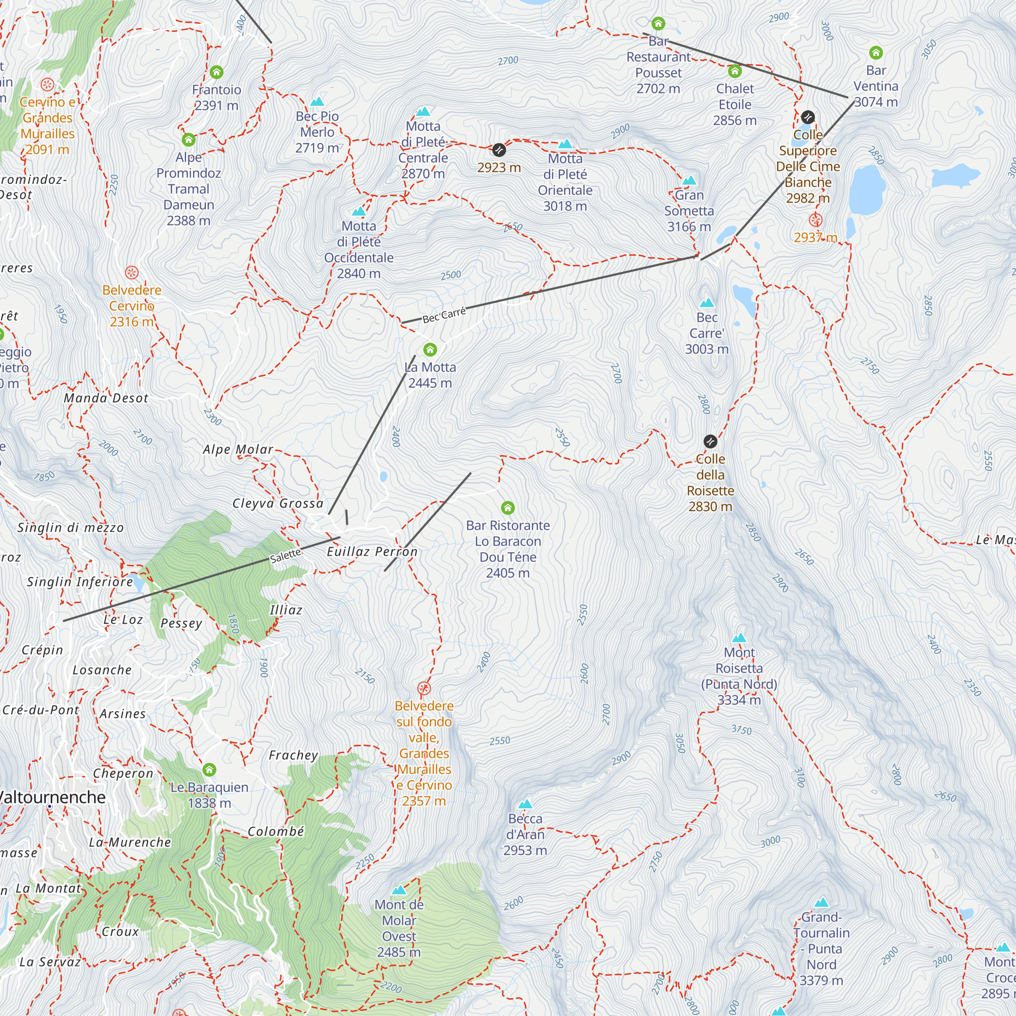 Bar Ristorante Lo Baracon Dou Téne map