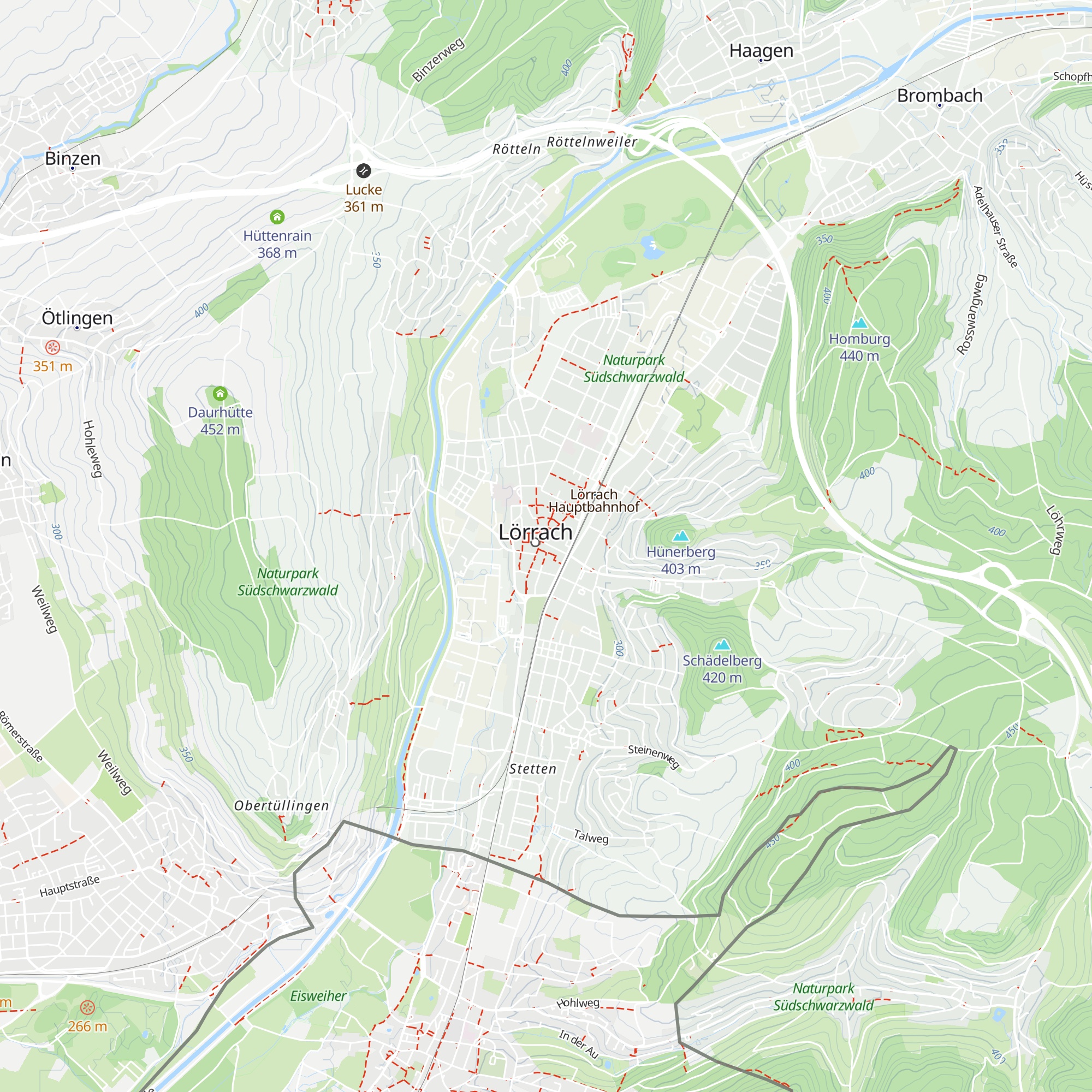 Touristinformation map