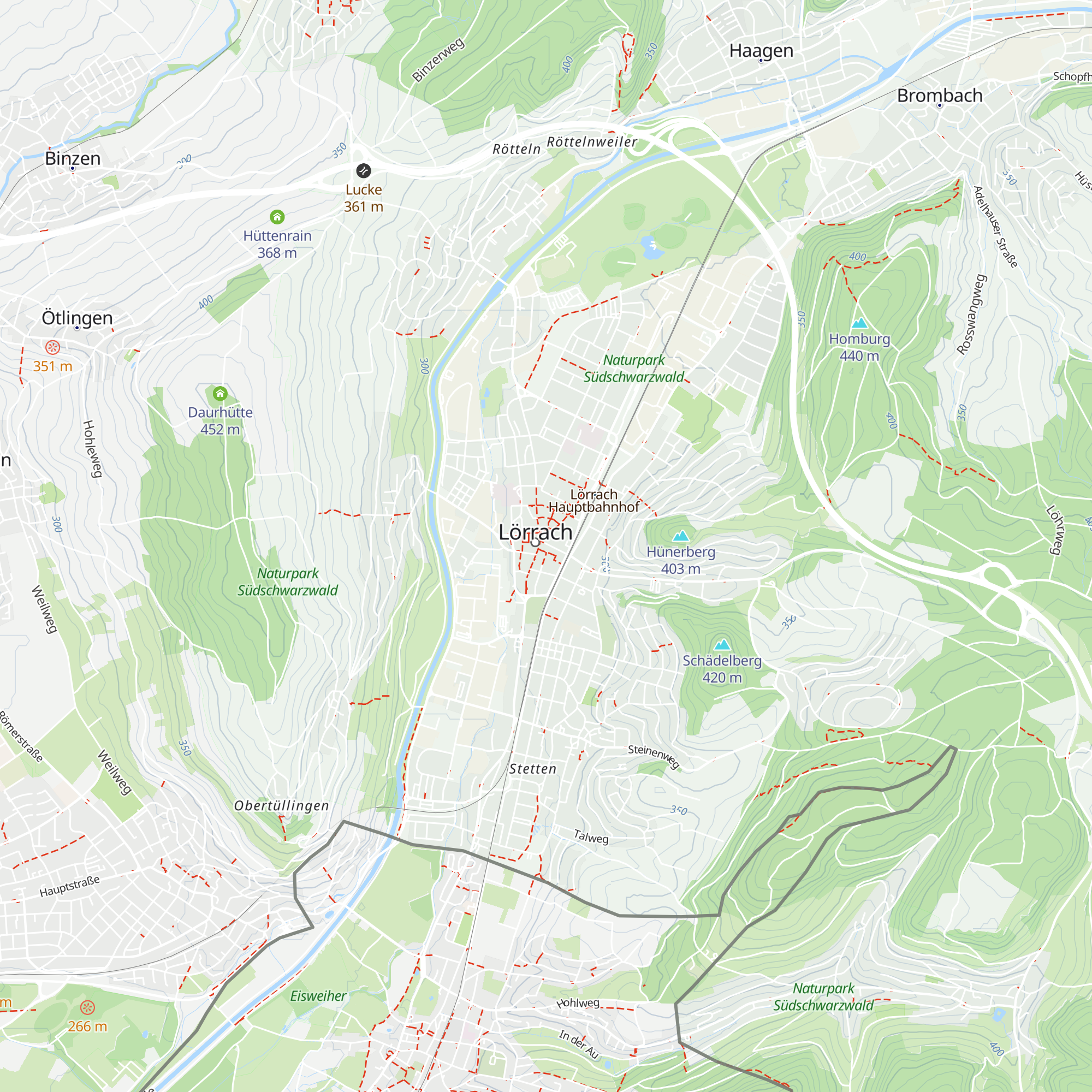 Touristinformation map