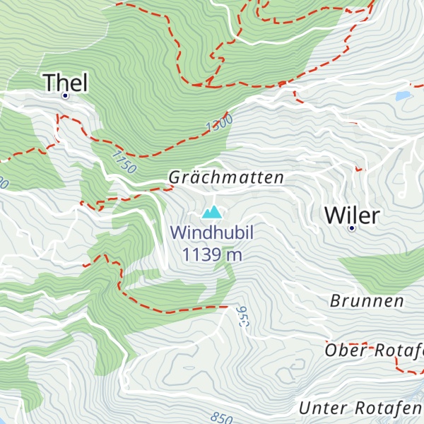 Map of Windhubil