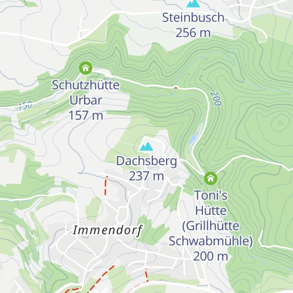 Map of Dachsberg