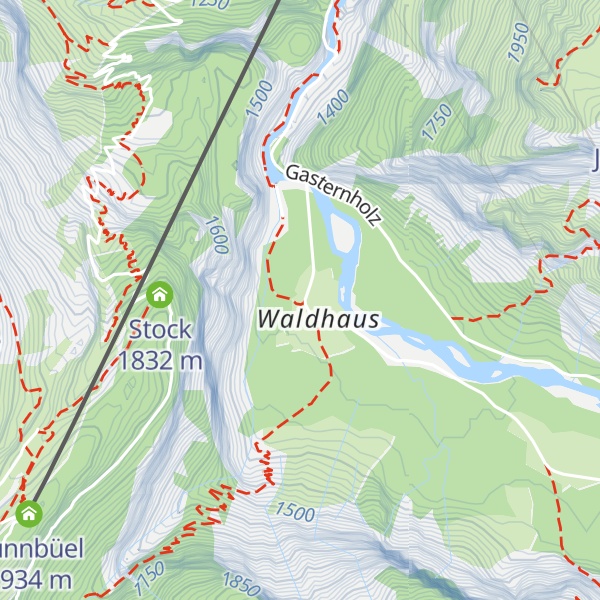 Map of Waldhaus