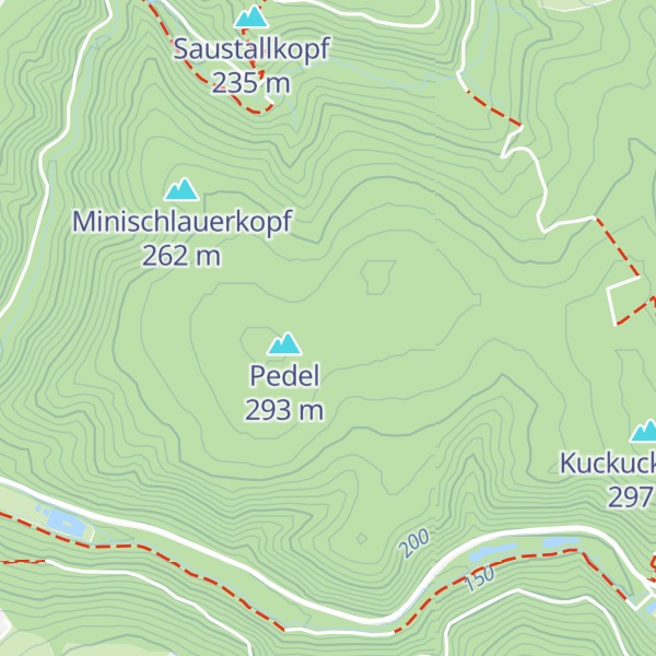 Map of Pedelhütte