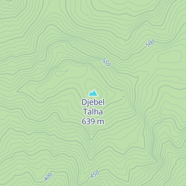Map of Djebel Talha