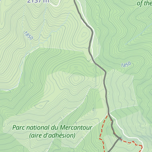 Map of Mont Cériane