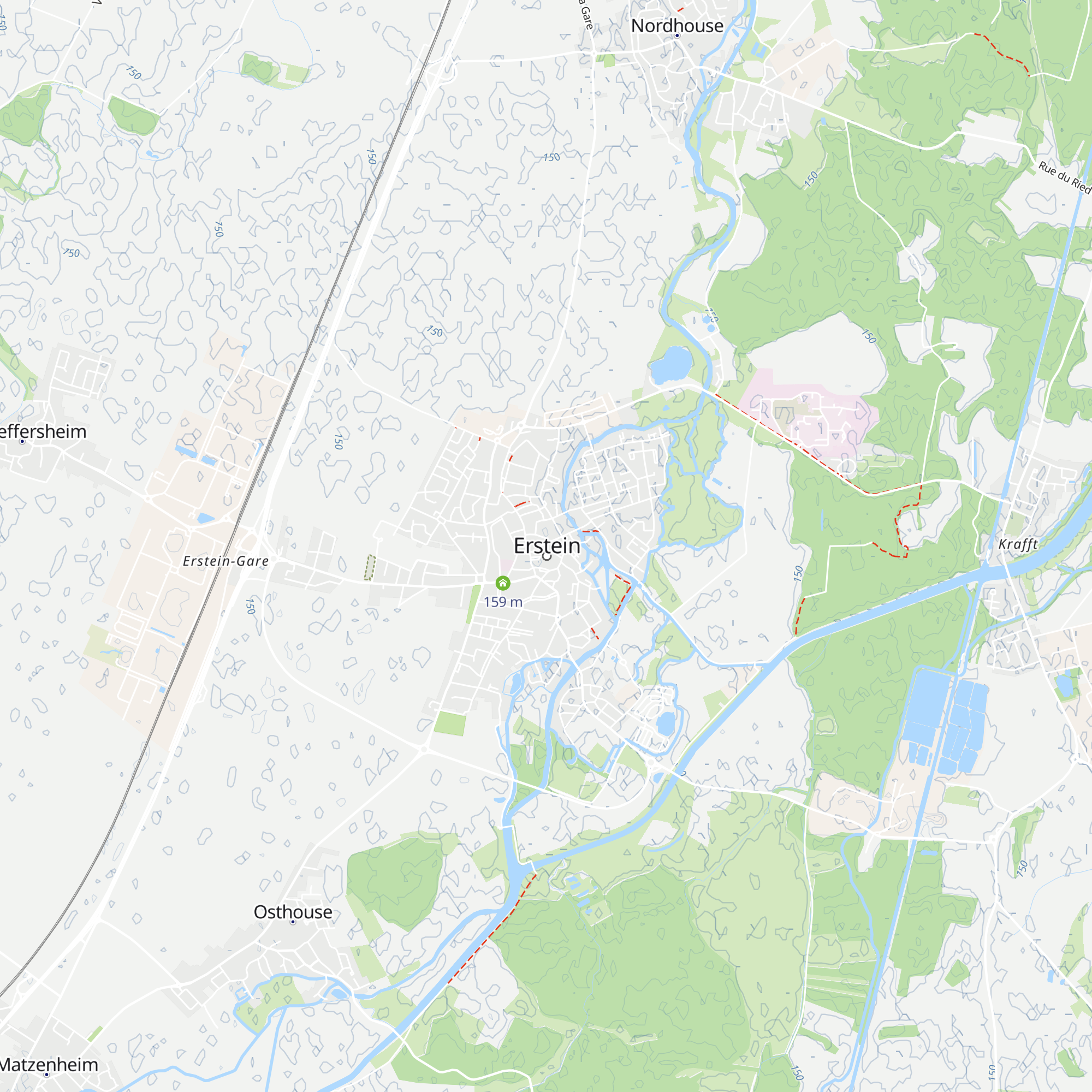 Office de Tourisme du Grand Ried - bureau d'accueil d'Erstein map