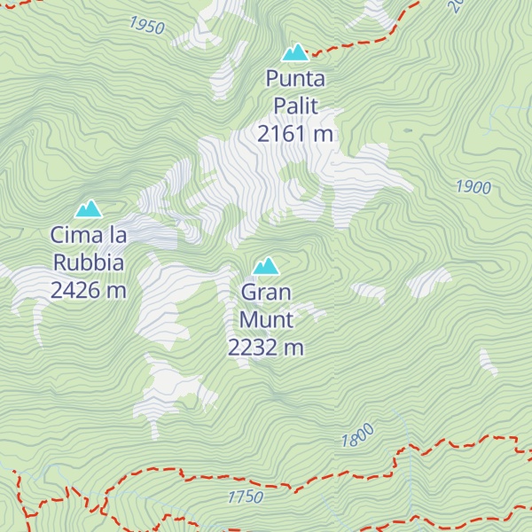 Map of Gran Munt