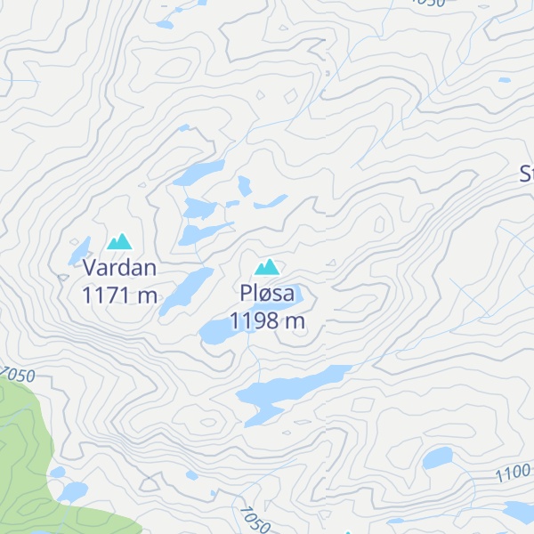 Map of Pløsa