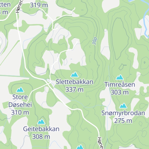 Map of Slettebakkan