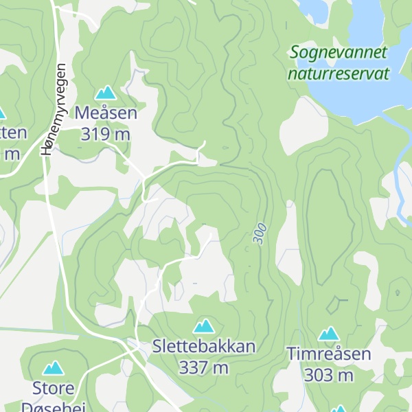 Map of Kalvehagen