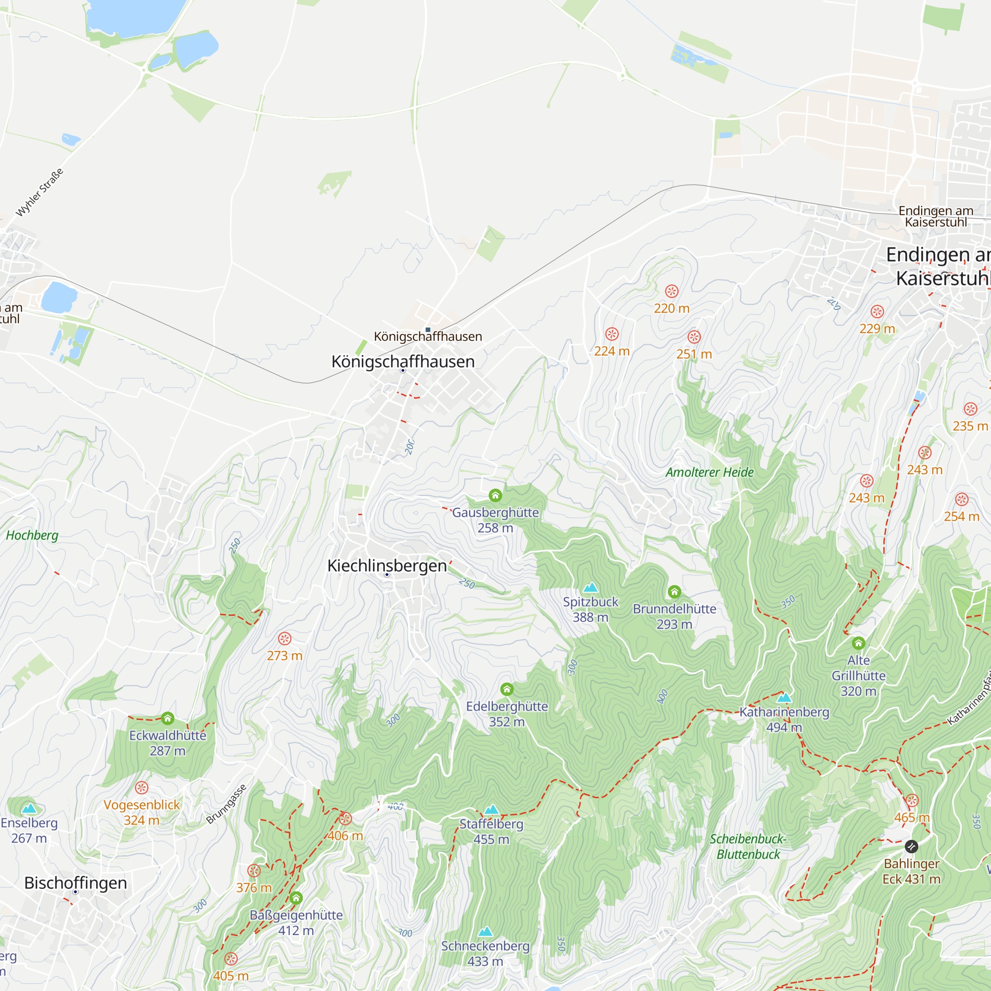 Gausberghütte map