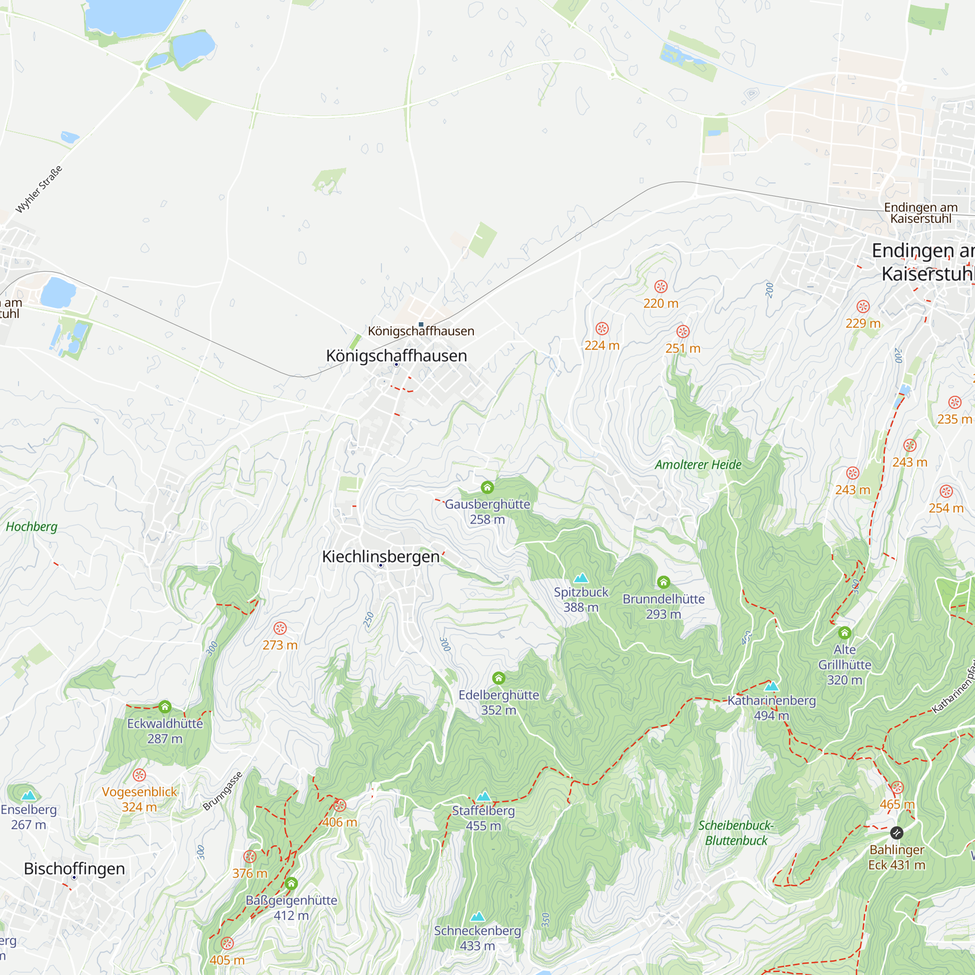 Gausberghütte map