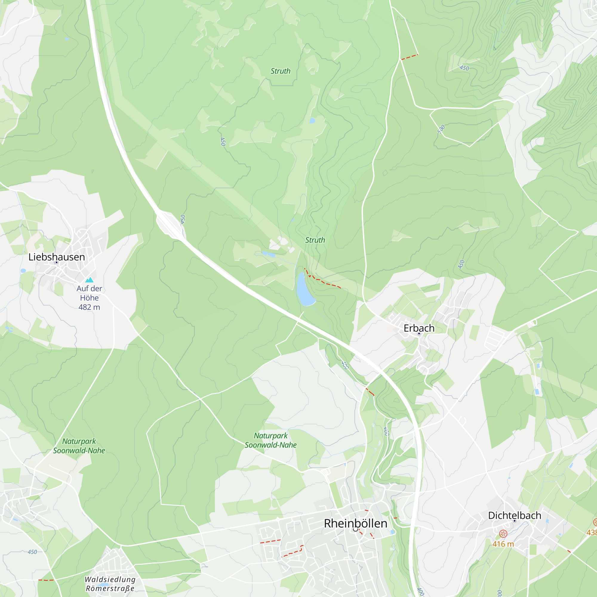 Seehütte map