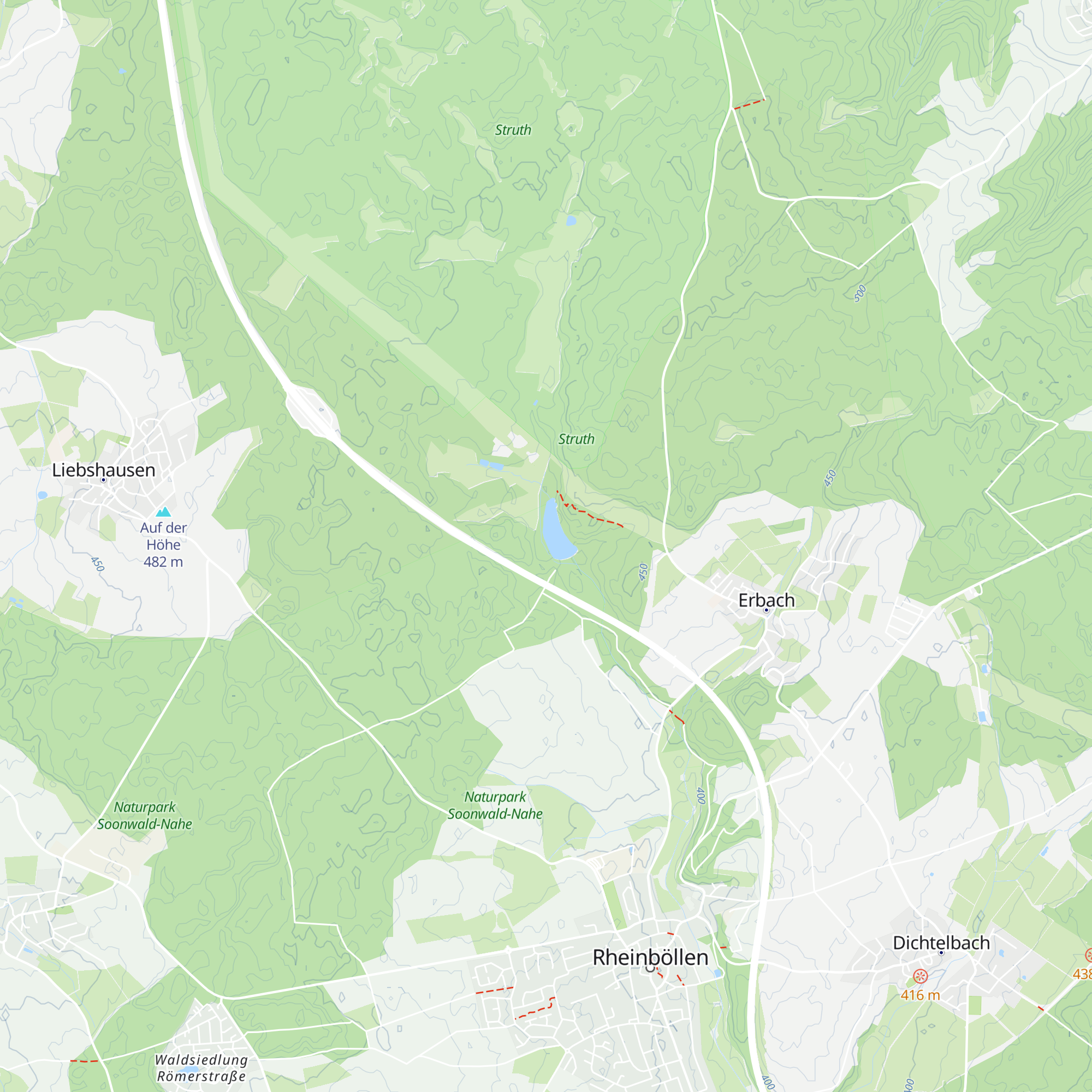 Seehütte map