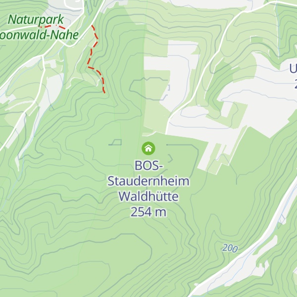 Map of BOS-Staudernheim Waldhütte