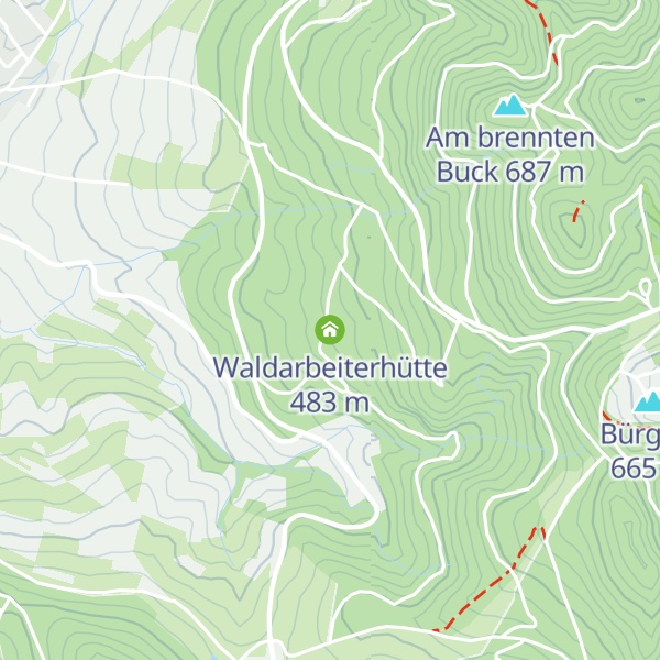Map of Waldarbeiterhütte