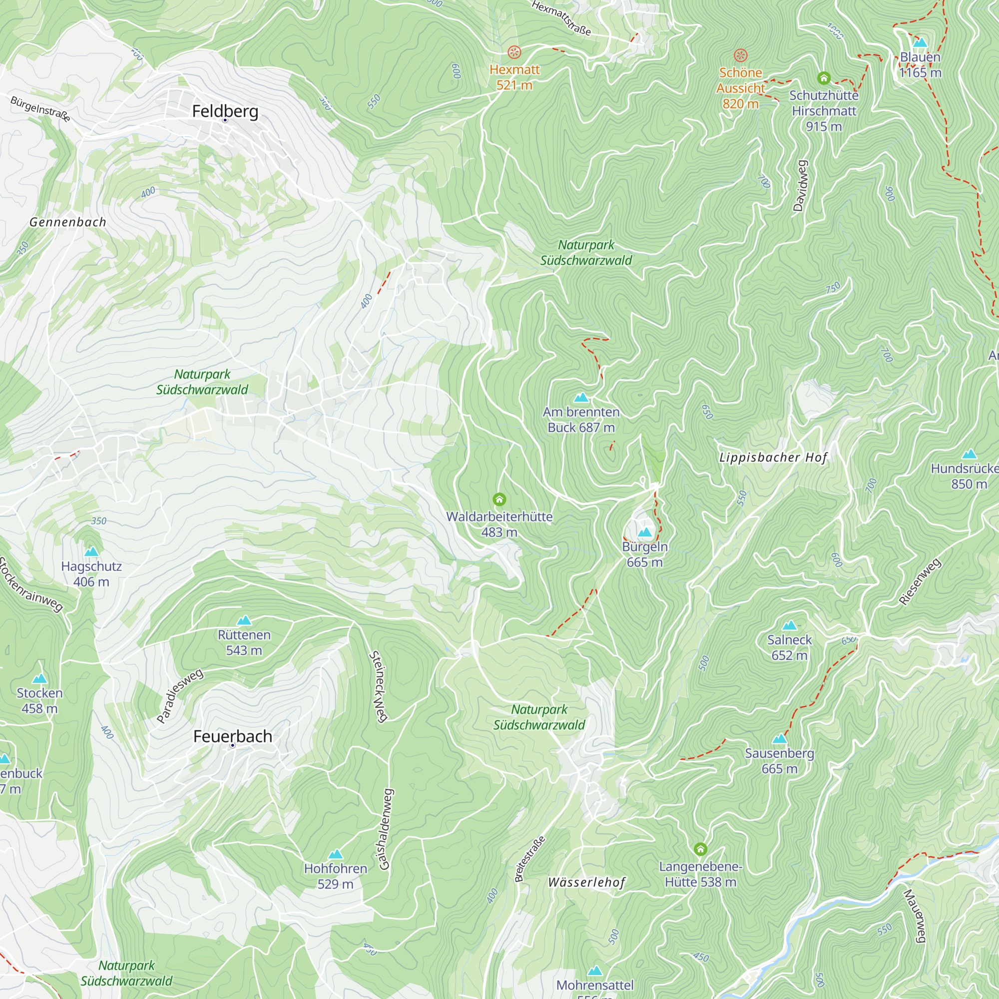 Waldarbeiterhütte map