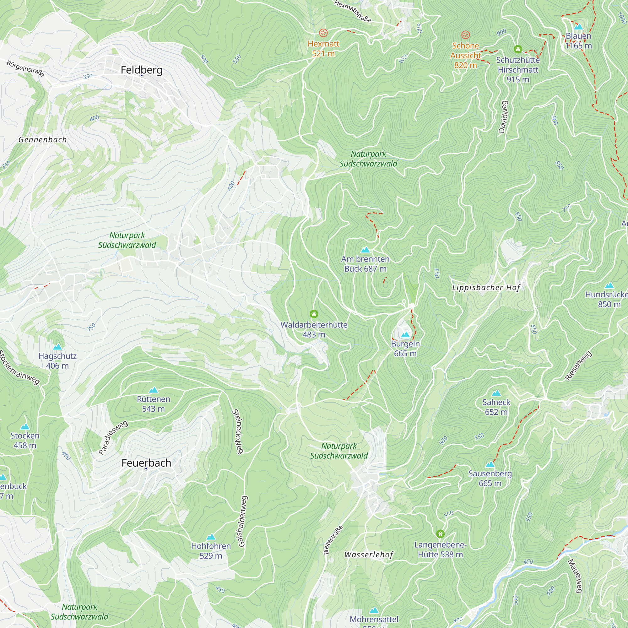 Waldarbeiterhütte map