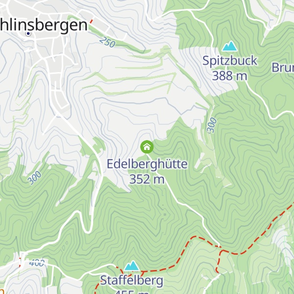 Map of Edelberghütte