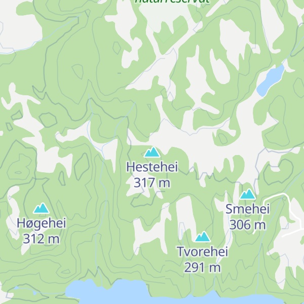 Map of Hestehei