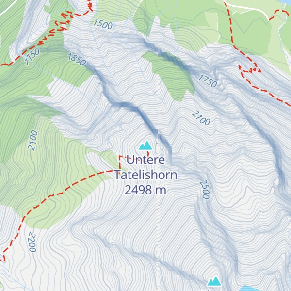 Map of Untere Tatelishorn