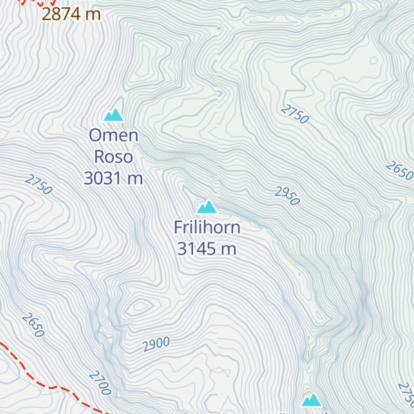 Map of Frilihorn