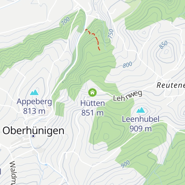 Map of Hütten