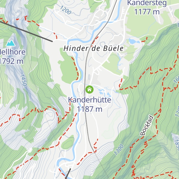 Map of Kanderhütte