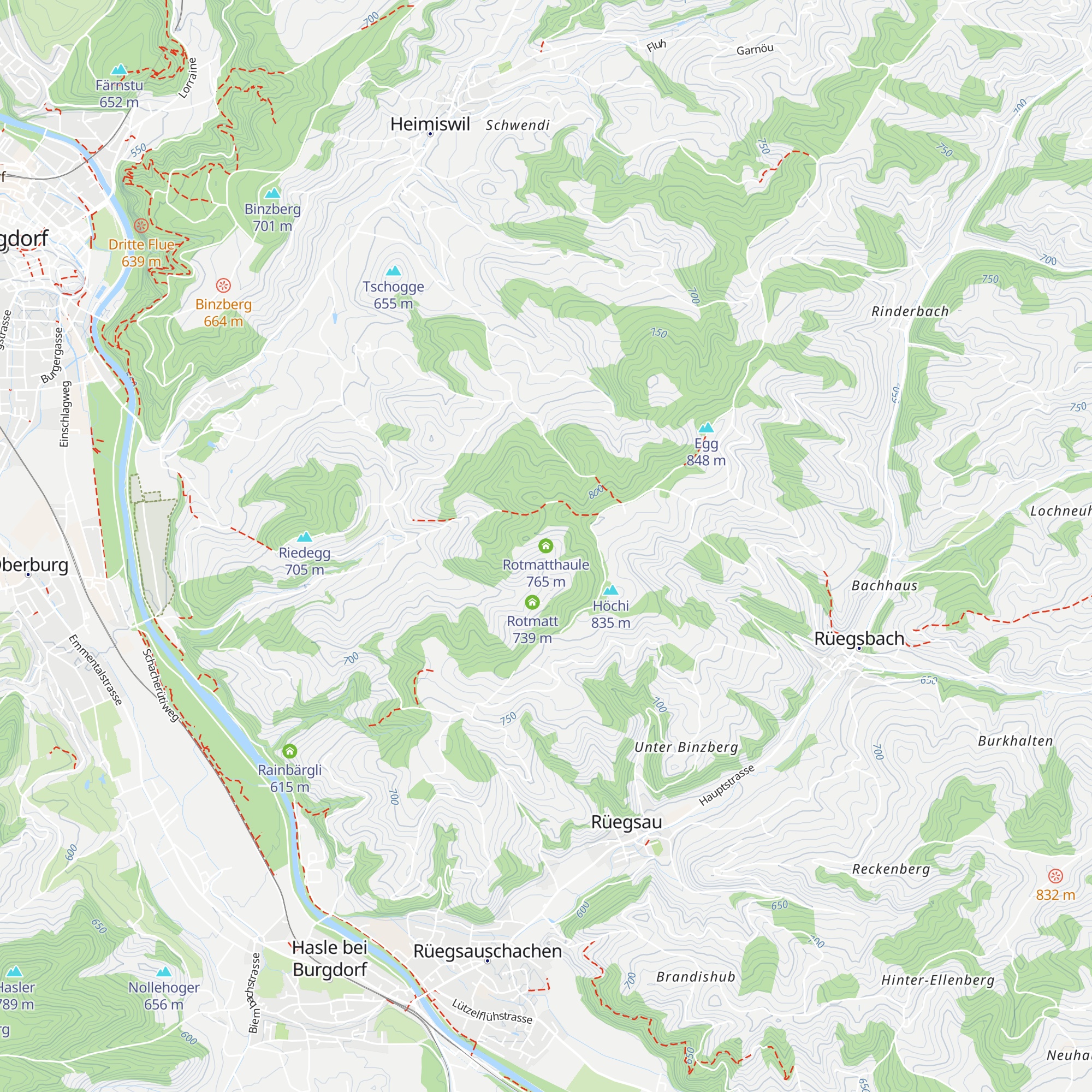 Rotmatthaule map