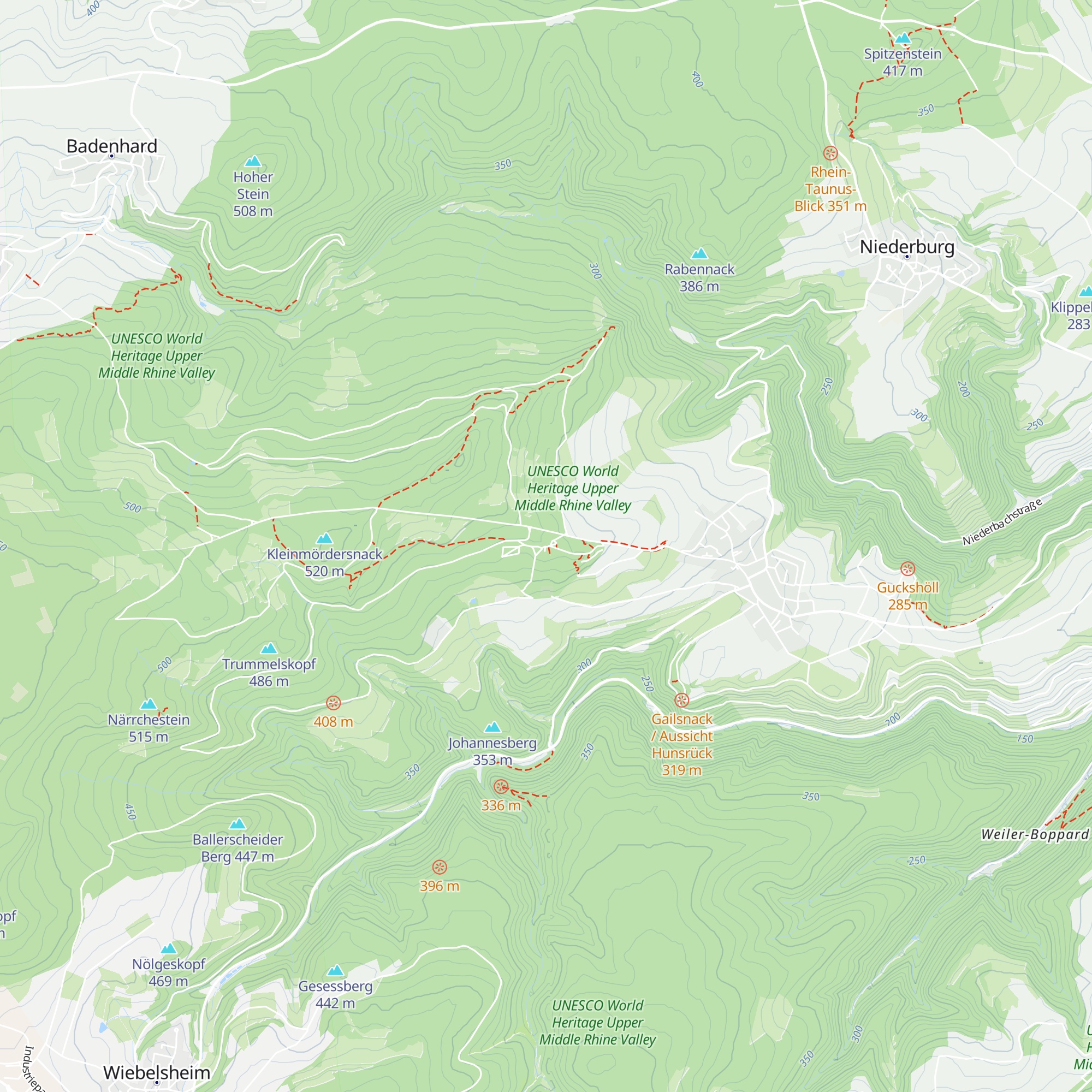 Kindergartenhütte map