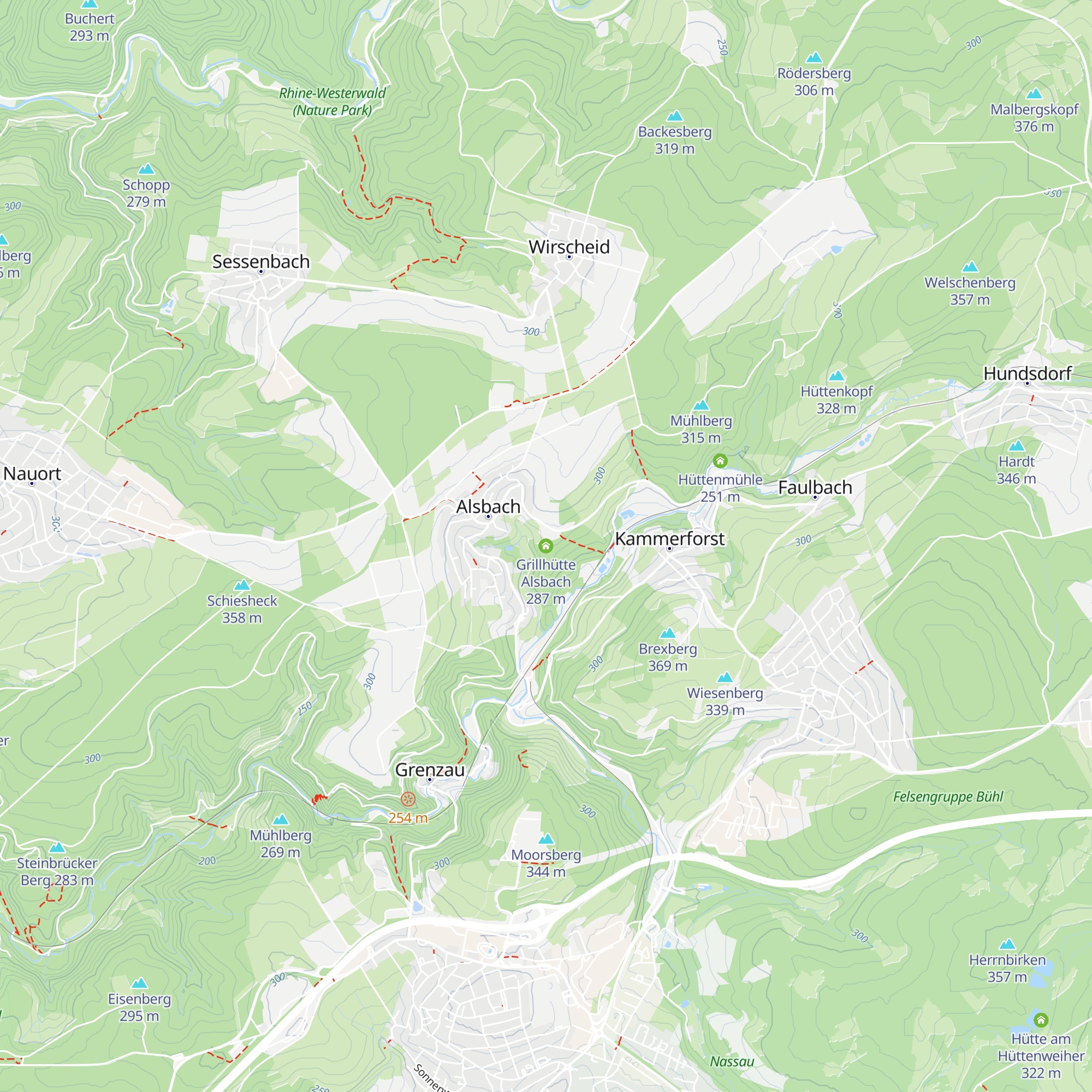 Grillhütte Alsbach map