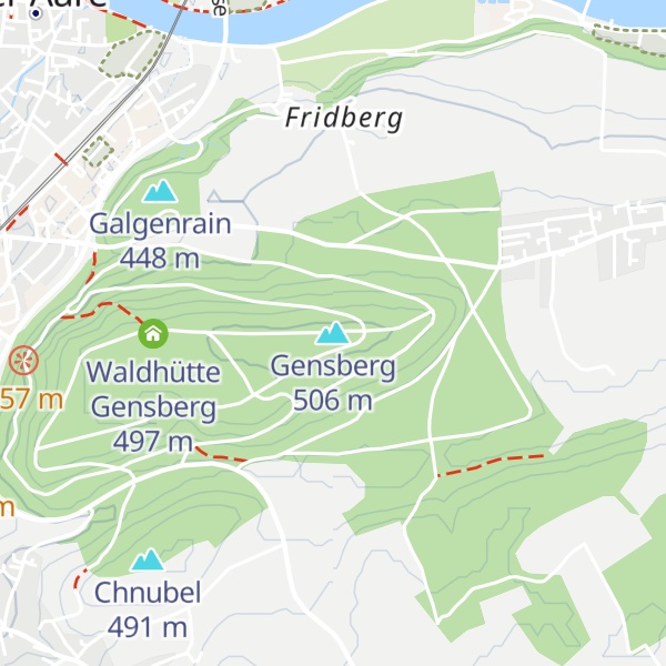 Map of Gensberg