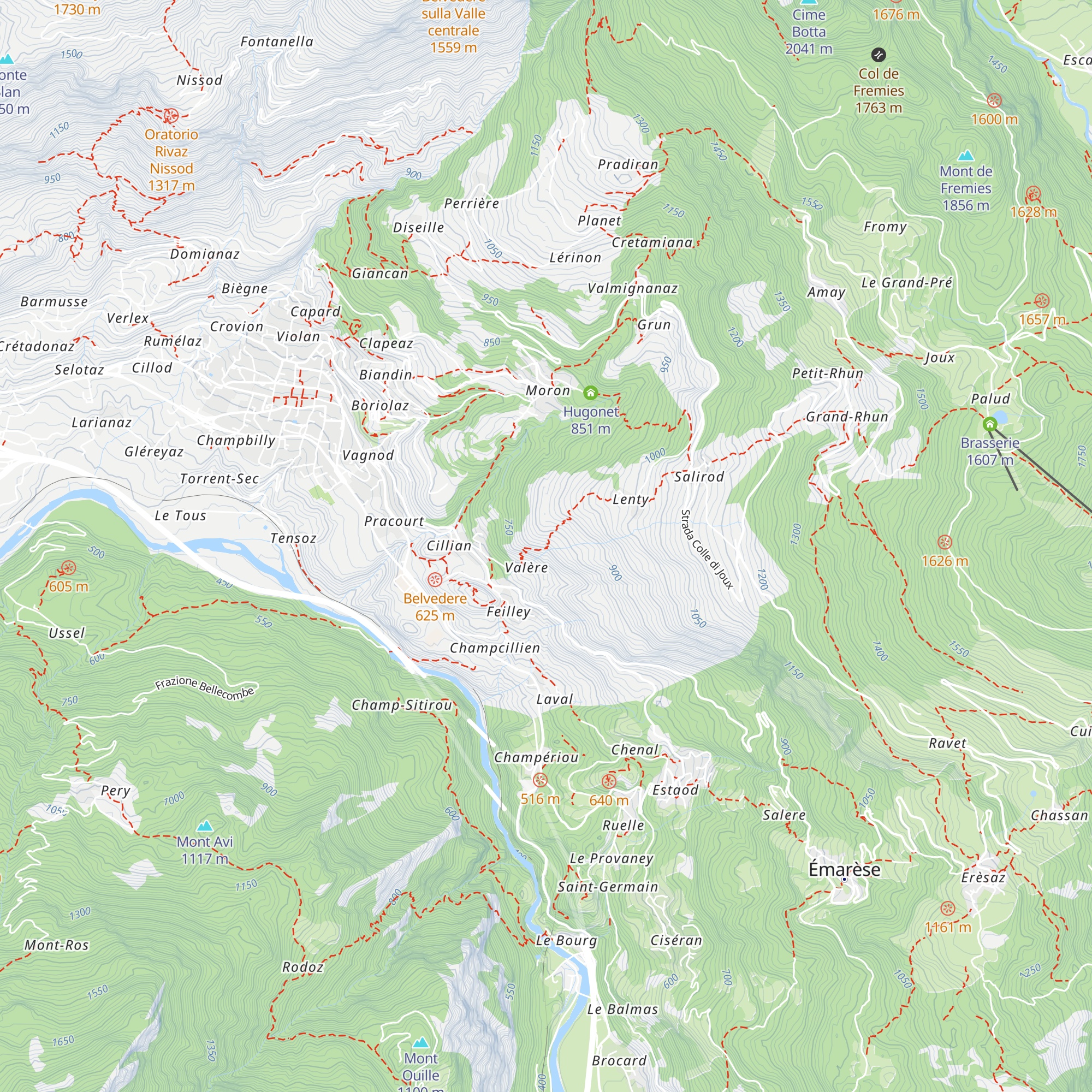 Pailleron (824) map