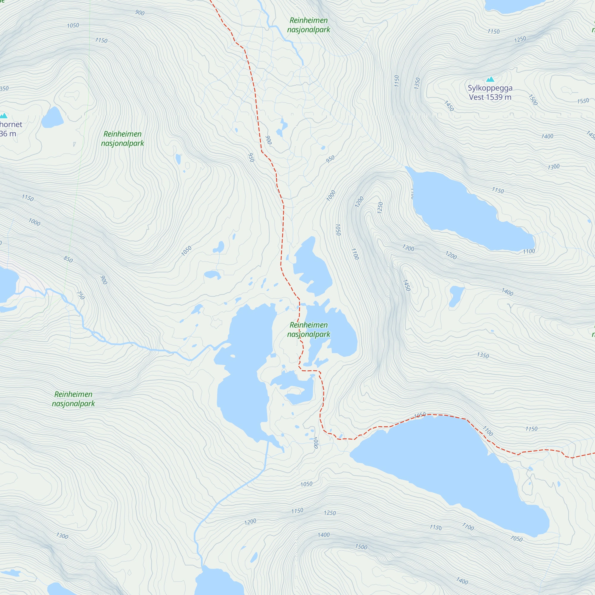 Tjønnebu map