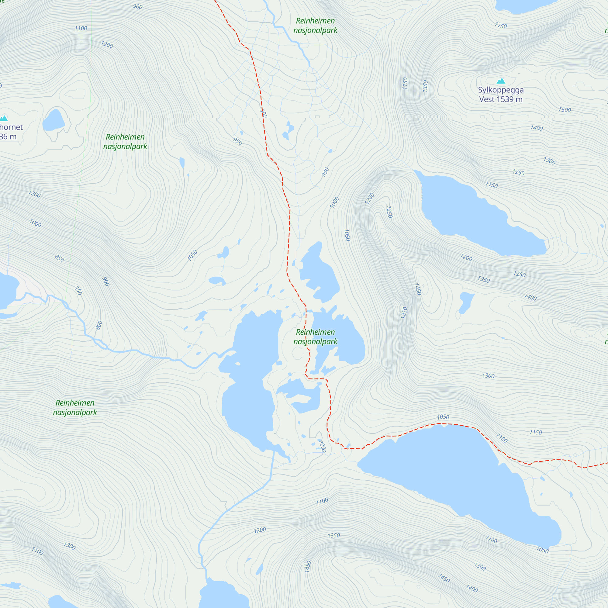 Tjønnebu map