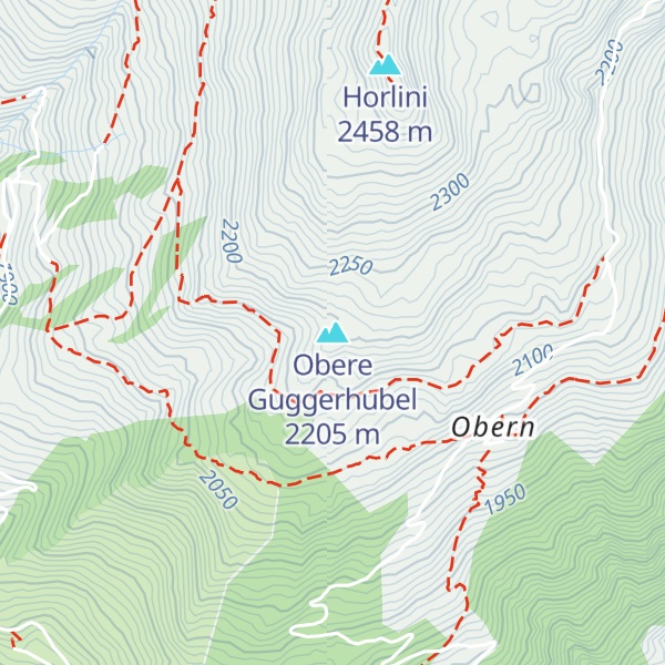 Map of Obere Guggerhubel