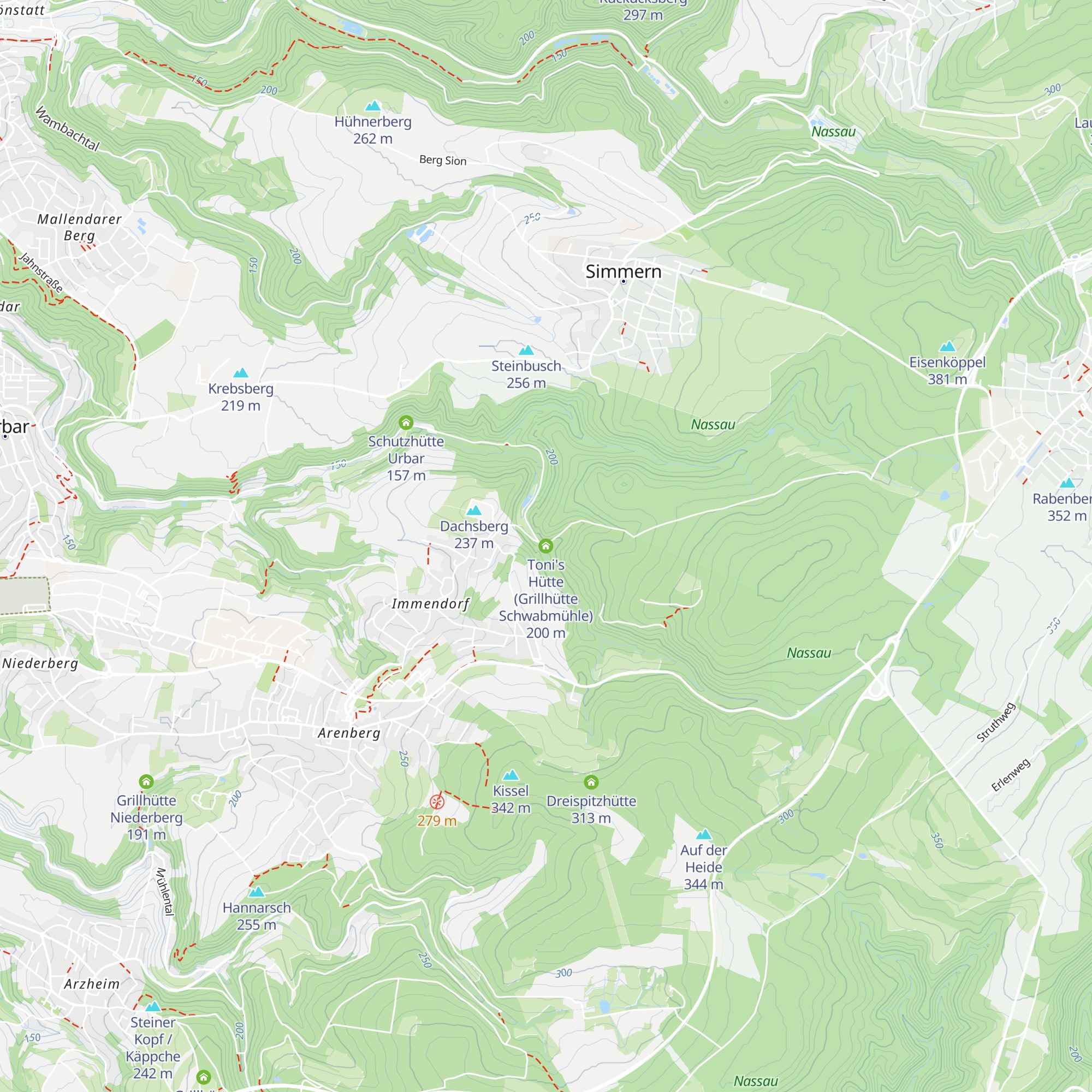Toni's Hütte (Grillhütte Schwabmühle) map