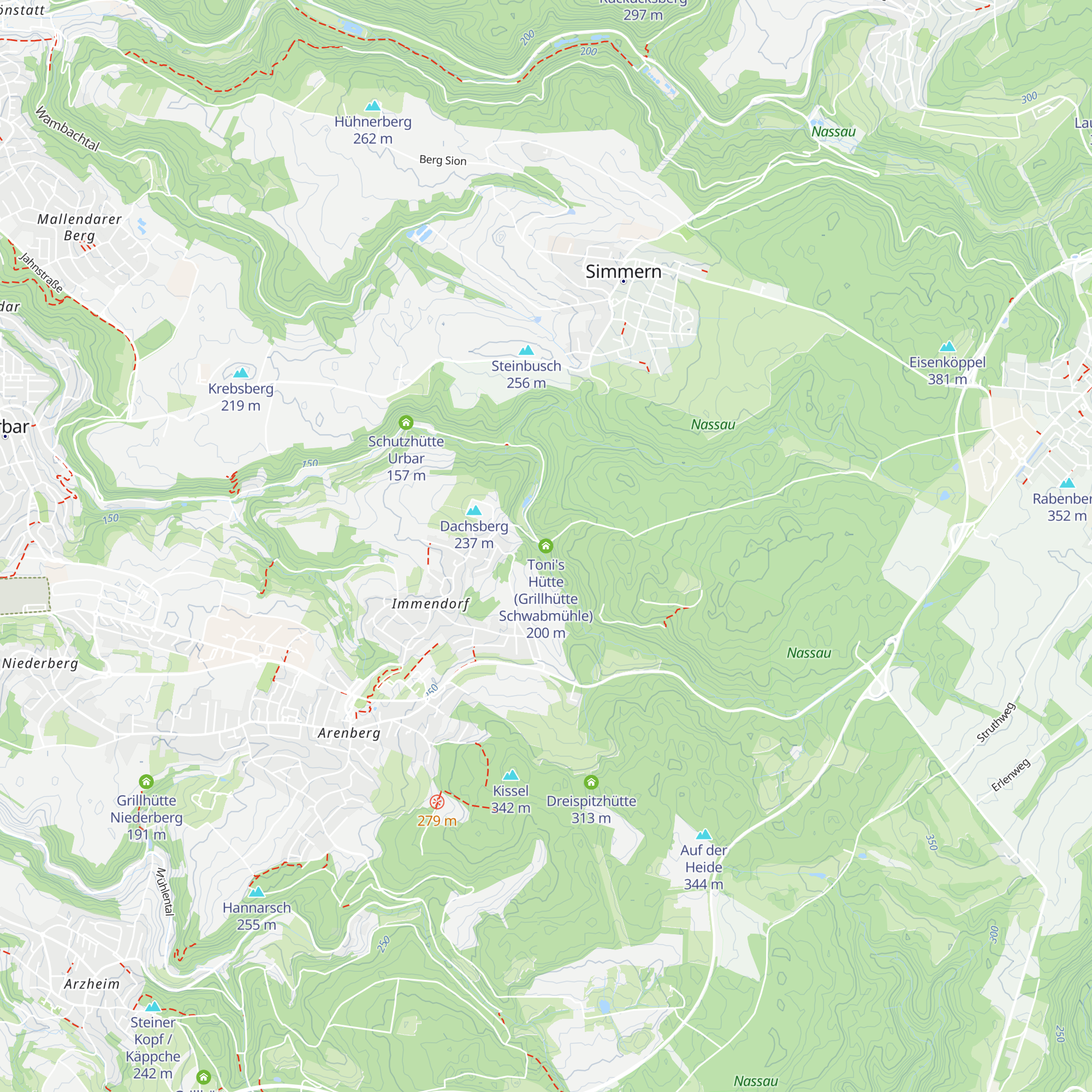 Toni's Hütte (Grillhütte Schwabmühle) map