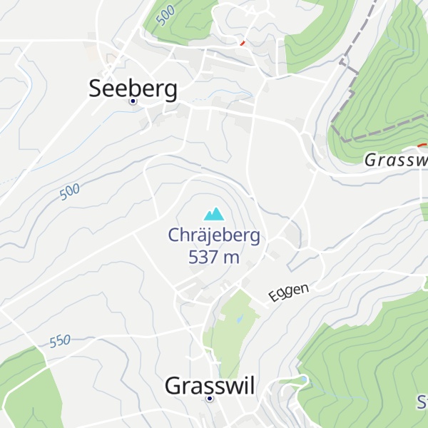 Map of Chräjeberg