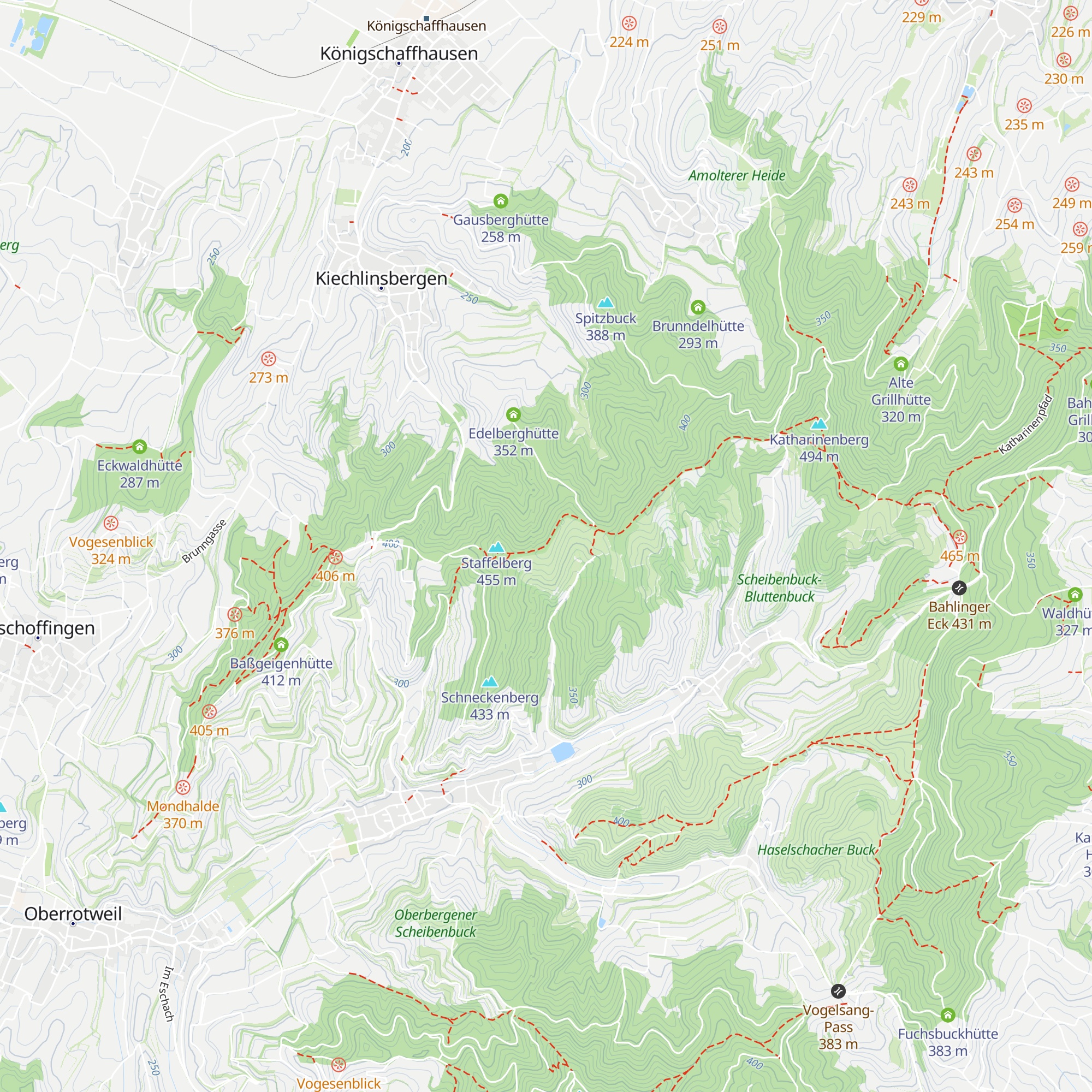 Staffelberg-Hütte map