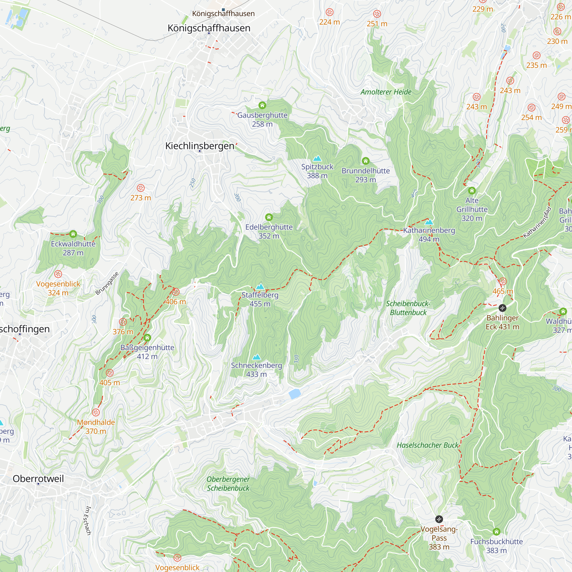 Staffelberg-Hütte map